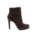 Talbots Ankle Boots: Burgundy Shoes - Women's Size 10