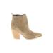 Marc Fisher Ankle Boots: Tan Shoes - Women's Size 7