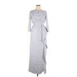 Teri Jon by Rickie Freeman Cocktail Dress: Gray Dresses - New - Women's Size 16