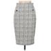 Joseph Ribkoff Casual Skirt: Gray Tweed Bottoms - Women's Size 6