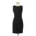 H&M Casual Dress - Sheath: Black Solid Dresses - New - Women's Size 8