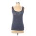 Eddie Bauer Active Tank Top: Blue Activewear - Women's Size Large