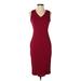 Agnes & Dora Casual Dress: Burgundy Dresses - Women's Size Small