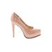 Simply Vera Vera Wang Heels: Tan Shoes - Women's Size 6 1/2