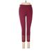 Victoria Sport Active Pants - High Rise: Burgundy Activewear - Women's Size Medium