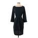 H&M Casual Dress - Sheath: Black Print Dresses - Women's Size Small