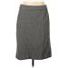 Eddie Bauer Casual Skirt: Black Argyle Bottoms - Women's Size 10