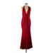 Fame And Partners Cocktail Dress: Red Dresses - Women's Size 8