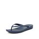 Fitflop Men's Iqushion Ergonomic Flip-flops Open Toe Sandals, Blue Midnight Navy 399, 9 UK