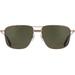 AO Airman Sunglasses - Men's Light Bronze Calobar Green AOLite Nylon Lenses Light Bronze / Calobar Green Polarized Lens 56-15-145 AIR456STTOGNN-P