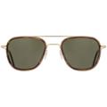 AO Flynn Sunglasses - Men's Gold Teak Calobar Green AOLite Nylon Lenses Gold Teak / Calobar Green Lens 55-22-145 FLN255STTKGNN