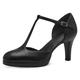 T-Strap Pumps TAMARIS Gr. 36, schwarz Damen Schuhe Pumps