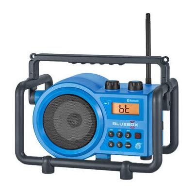 Sangean BB-100 Ultra-Rugged Portable Bluetooth Speaker with AM/FM Radio (Blue) BB-100