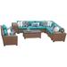 Laguna 11 Piece Outdoor Wicker Patio Furniture Set 11d