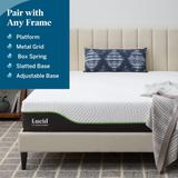 12 Inch Latex Hybrid Mattress - Responsive Latex Foam and Encased Springs - Firm Feel - Motion Isolation - Edge Support