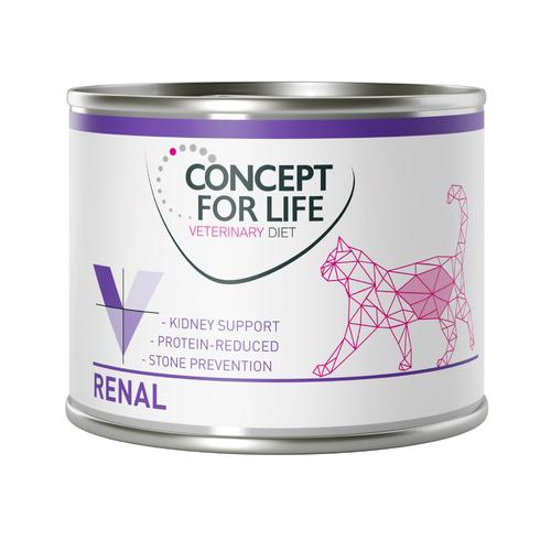 12x200 g Renal mit Hühnchen Concept for Life Veterinary Diet Katzenfutter nass