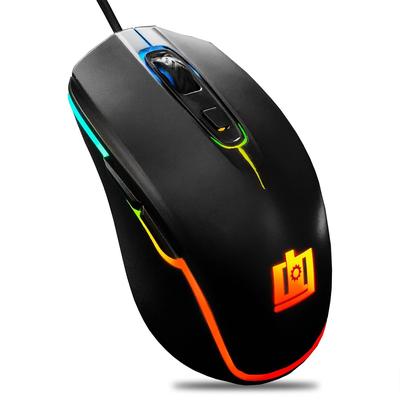 Deco GearWired Gaming Mouse - 800-5000 DPI Adjustable - 11 RGB Modes