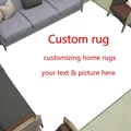 Benutzer definierte Teppich Teppiche Anti-Rutsch-Fuß matte gedruckt Ihr Design Bild Foto benutzer