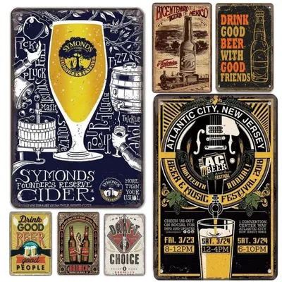 Trinken Sie kaltes Bier Plakette Vintage Metall Zinn Zeichen Dekor willkommen zu Texas Metall Poster Retro Club Wand dekoration Image