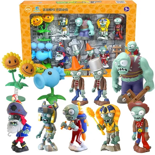 Pflanzen vs Zombies Spielzeug Set Action-figuren PVZ Peashooter Anlage Zombies Anime Figuren Puppe