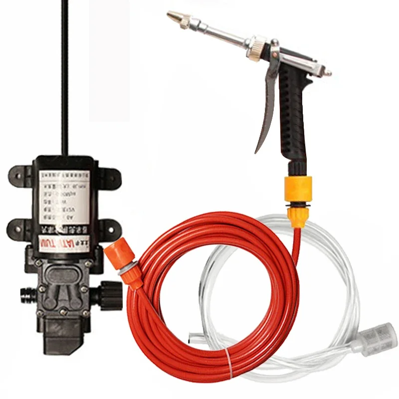 Eafc 12v Auto wasch pumpe Hochdruck auto elektrische Waschmaschine Wasch pumpe Auto wasch reinigungs maschine Kit Waschmaschine Sprüh garten Image