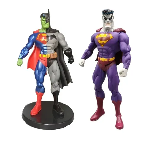 Mcfarlane Spielzeug Superman Batman Combo 15cm Action figur Bad Superman Sammler Modell Spielzeug