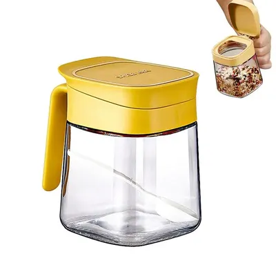 Gewürze Box Behälter Gewürze Salz Kanister Honig glas Küche liefert Vorrats behälter Gewürze Töpfe