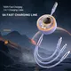 3 In 1 5A Super Fast Charging Data Cable Suitable For iPhone Lightning/Type C/Micro usb Mobile Phone
