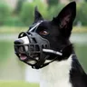 Pet Dog Mouth Mask Anti bark Bite Net Dog Mouth Mask Adjustable Breathable Dog Mouth Mask for Long