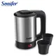 0.5L Mini Electric Kettle Tea Coffee Stainless Steel 600W Portable Travel Water Boiler Pot For Hotel