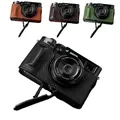 Genuine Leather X100VI Camera Case Half Body Handmade Bag For Fujifilm X100VI cameras accessories