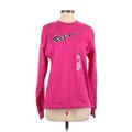 Nike Long Sleeve T-Shirt: Pink Graphic Tops - Women's Size Small