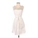 Twin-Set Simona Barbieri Cocktail Dress: Ivory Dresses - Women's Size X-Small