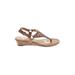 Sperry Top Sider Wedges Tan Solid Shoes - Women's Size 8 - Open Toe