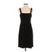 Ann Taylor LOFT Casual Dress - Party Square Sleeveless: Black Print Dresses - Women's Size X-Small