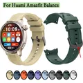 Bracelet de rechange en silicone réglable pour Huami Amazfit Balance bracelet de montre bracelet