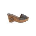 Chanel Mule/Clog: Slip-on Platform Casual Brown Shoes - Women's Size 40 - Open Toe