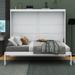 Red Barrel Studio® Kliman Murphy Bed Wall Bed Wood in White | 68.8 H x 68 W x 82.2 D in | Wayfair E5926D28E29A4CDC9C037C1CE612ED67