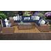 Laguna 11 Piece Outdoor Wicker Patio Furniture Set 11d in Navy - TK Classics Laguna-11D-Navy