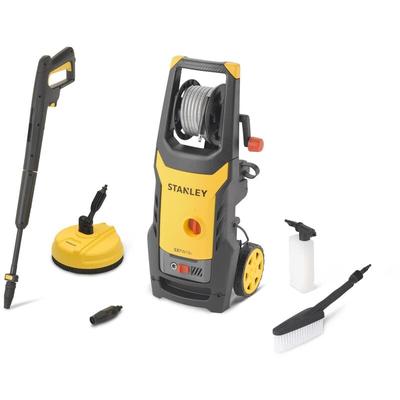 Stanley - SXPW16PE Hochdruckreiniger (1600 w, 125 bar, 420 l/h) mit Flächenreiniger Patio Cleaner