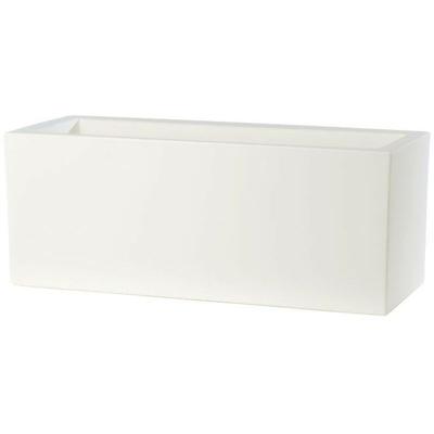 Pflanzgefäß Schio Box 60 Weiß - 60 cm - Weiß