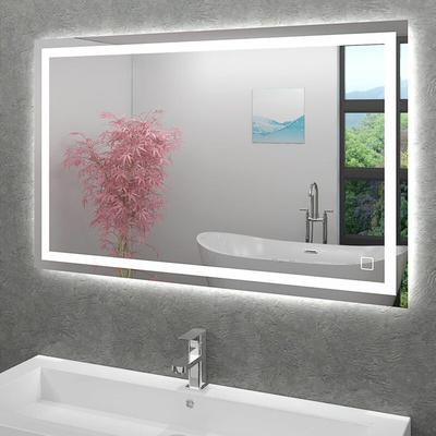 Acquavapore - Badspiegel, Badezimmer Spiegel, Leuchtspiegel mit Spiegelheizung 120x70cm LSP03 mit