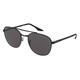 Ray-Ban RB3688 Unisex-Sonnenbrille Vollrand Eckig Metall-Gestell, Schwarz