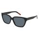 Hugo HG 1264/S Damen-Sonnenbrille Vollrand Eckig Acetat-Gestell, schwarz