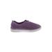 Ilse Jacobsen Flats: Slip-on Platform Casual Purple Print Shoes - Women's Size 7 - Round Toe