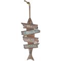 Zen Et Ethnique - Signes Grimalt Ciondolo decorativo Wall Adorno Co -Red Segni 2x18x40cm 26125