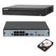 Nvr Dahua 8 canali 8 mpx onvif poe cloud P2P hd 500 gb