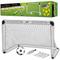 Porta da Calcio 90x59x61 cm Pieghevole Goal Stiker Bianca