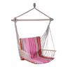 Multicolor striped fabric rocking chair cm 50h x 100 cm