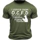 Ich leide unter O.C.F.D Fishing Herren-T-Shirt aus grafischer Baumwolle, Sport, klassisches Hemd, kurze Ärmel, bequemes T-Shirt, Sport, Outdoor, Urlaub, Sommer, Modedesigner-Kleidung